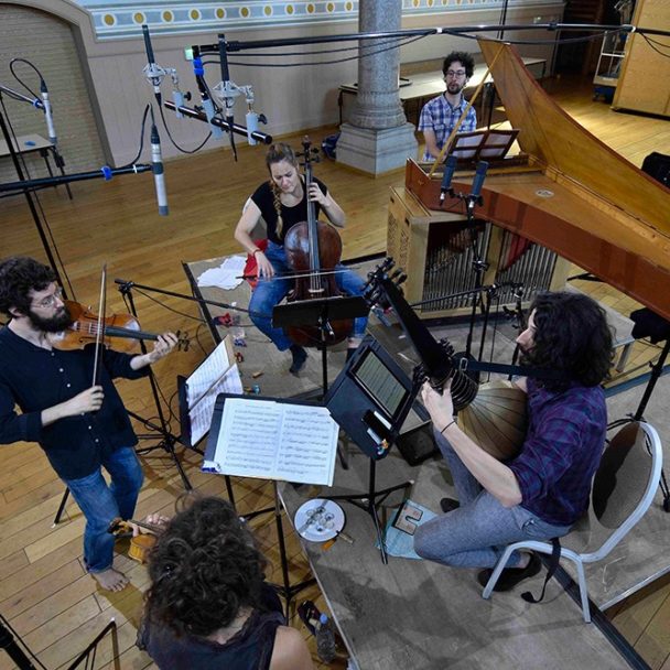 La Vaghezza recorded their new album at the CCR d’Ambronay